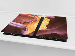 Tempered GLASS Cutting Board D01 Abstract Series: Rock