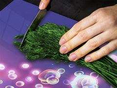 Glass Pastry Board 60D18: Soap bubbles