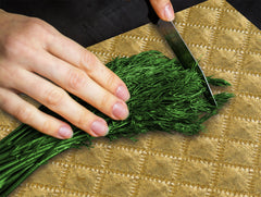 TEMPERED GLASS CHOPPING BOARD – Glass Cutting Board and Worktop Saver – Worktop protector; MEASURES: SINGLE: 60 x 52 cm (23,62” x 20,47”); DOUBLE: 30 x 52 cm (11,81” x 20,47”); D30 Decorative Surfaces Series: Golden textured background