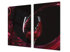 Cubierta para placa de inducción 60D04: Vino tinto 1