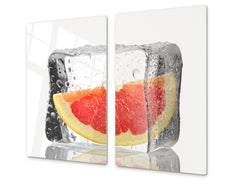 KITCHEN BOARD & Induction Cooktop Cover D07 Fruits and vegetables: Grapefruit 2