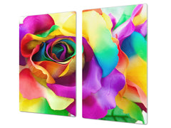 Induction Cooktop cover 60D06A: Colorful rose