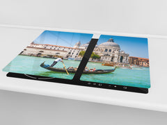 CUTTING BOARD and Cooktop Cover D11 Cities Series: city