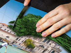 CUTTING BOARD and Cooktop Cover D11 Cities Series: city