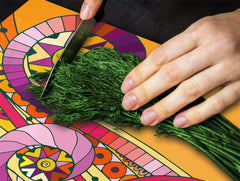 Placa de cocina de cristal 60D21: temática marroquí