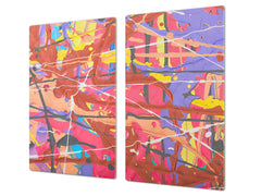 Glass Kitchen Board 60D20: Colorful spots 2