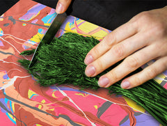 Glass Kitchen Board 60D20: Colorful spots 2