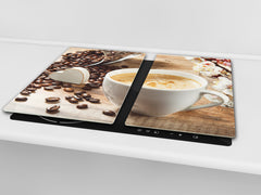 Glass Kitchen Board 60D07: I love coffee 1