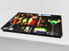 Glass Countertop 60D11: Colorful drinks 1