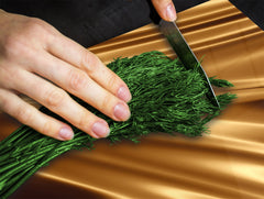 Tempered GLASS Cutting Board – Worktop saver and Pastry Board –- Glass Kitchen Board; MEASURES: SINGLE: 60 x 52 cm (23,62” x 20,47”); DOUBLE: 30 x 52 cm (11,81” x 20,47”); D28 Golden Waves Series: Golden fabric texture