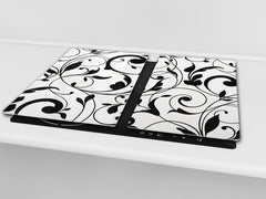 Arbeitsplattenschoner 60D06B: Blumenmuster 2