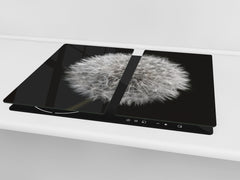 Glass Cutting Board and Worktop Saver D06 Flowers Series: Dandelion 3