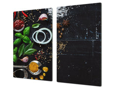 Glass Kitchen Board 60D03A: Italian spices 3