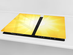 Tempered GLASS Cutting Board D01 Abstract Series: Texture 4