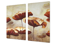 Cubierta para placa de inducción 60D06A: Amapolas 1