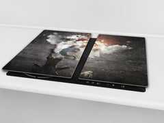 Glass stove top 60D19: Head in the clouds