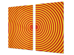 Cubierta para placa de inducción 60D14: Vórtice colorido