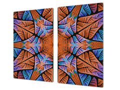 Placa de cocina de cristal 60D21: Rosa marroquí 2