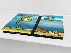 Tempered GLASS Kitchen Board D16 Blurby World: A toll