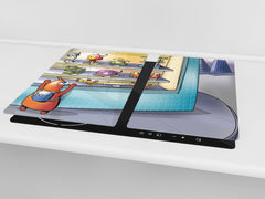 Tempered GLASS Kitchen Board D16 Blurby World: Choice