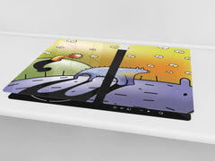 Tempered GLASS Kitchen Board D16 Blurby World: We walk