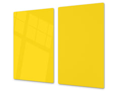Tempered GLASS Kitchen Board D18 Series of colors: Yellow