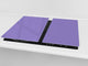 Tempered GLASS Kitchen Board D18 Series of colors: Lavender