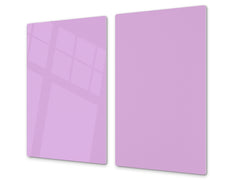 Tempered GLASS Kitchen Board D18 Series of colors: Lilac