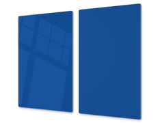 Tempered GLASS Kitchen Board D18 Series of colors: Blue