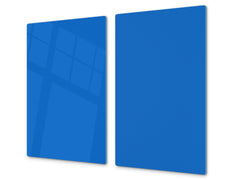 Tempered GLASS Kitchen Board D18 Series of colors: Azure