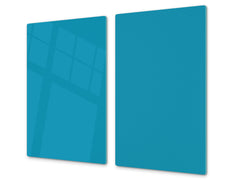 Tempered GLASS Kitchen Board D18 Series of colors: Dark Turquoise