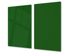 Tempered GLASS Kitchen Board D18 Series of colors: Dark Green