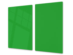 Tempered GLASS Kitchen Board D18 Series of colors: Bright Green