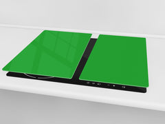 Tempered GLASS Kitchen Board D18 Series of colors: Bright Green