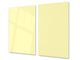 Tempered GLASS Kitchen Board D18 Series of colors: Creamy