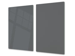 Tempered GLASS Kitchen Board D18 Series of colors: Dark Gray