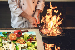 Worktop saver and Pastry Board – Cooktop saver; Series: Outside Series DD19 Home on the head