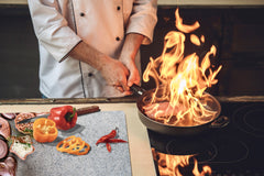 Tempered GLASS Cutting Board - Glass Kitchen Board; Cakes and Sweets Serie DD13 Chocolates 1