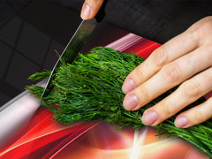 UNIQUE Tempered GLASS Kitchen Board – Abstract Series DD14 Colorful wave 1