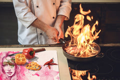 Impact & Shatter Resistant Worktop saver- Image Series DD05B Women's theme 2