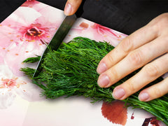 ENORMOUS Tempered GLASS Chopping Board - Flower series DD06A Cherry blossom 2