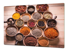 Cutting Board and Worktop Saver – SPLASHBACKS: A spice series DD03B Indian spices 2