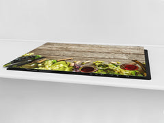 BIG KITCHEN PROTECTION BOARD or Induction Cooktop Cover - Wine Series DD04 Wine tasting 2