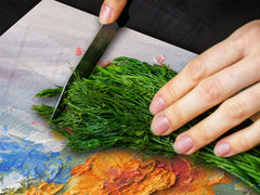 GIGANTIC CUTTING BOARD and Cooktop Cover- Image Series DD05A Flowers 4