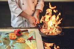 Gigantic Worktop saver and Pastry Board - Tempered GLASS Cutting Board DD21 Marbles 1 Series: Amber onyx