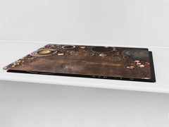 GÉANT Planche de cuisine en verre; Série café DD07: Théière avec café 2