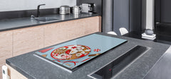 HUGE TEMPERED GLASS COOKTOP COVER - DD30 Christmas Series: Christmas gingerbreads