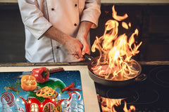 HUGE TEMPERED GLASS COOKTOP COVER - DD30 Christmas Series: The house of the goblin