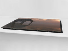 Gigantic Worktop saver and Pastry Board - Tempered GLASS Cutting Board Animals series DD01 Elephant 2