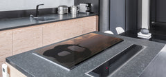 Gigantic Worktop saver and Pastry Board - Tempered GLASS Cutting Board Animals series DD01 Elephant 2